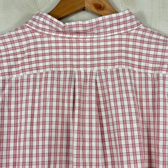 VTG Ralph Lauren Jeans Company Men’s Short Sleeve Button Up Shirt Red Plaid XXL - Picture 6 of 7
